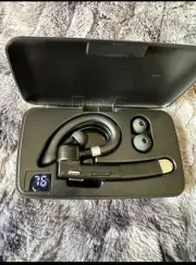 Wireless Bluetooth Headset with Mic Noise Cancelling Trucker Earpiece for Phones