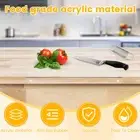 Acrylic Cutting Board with Round Nonslip Mats Food Grade Acrylic Chopping GreOL