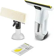 [Kärcher] Window Vac WV 6 Plus, Extra Long Battery Running Time of 100 min, LED Battery Indicator Display, Suction Nozzle: 280 mm, Spray Bottle with Microfibre Cloth, 20 ml Window Cleaner Concentrate