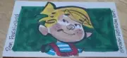 Terrific, Cartoonist Ron Ferdinand Hand Drawn & Signed, Dennis The Menace Sketch