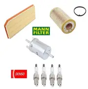 Tune Up Kit Fuel Air Engine Oil Filters Plugs for Volkswagen Eos 2010 (for: Volkswagen)