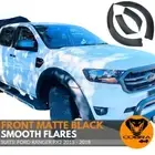 Front Matte Black Fender Flares Kit fits Ranger PX2 2015 - 2018 Adhesive Tape