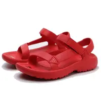 在飛比找Yahoo奇摩購物中心優惠-TEVA 大紅色 全紅 防水 黏帶 膠鞋 中童(布魯克林) 