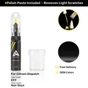 Touch Up Paint For Citroen Dispatch EXY Noir Onyx With Polish Paste