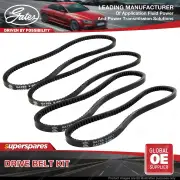 Gates Alternator & P/S Drive Belt Kit for Saab 900 AC4 AM4 2.0L 78-91