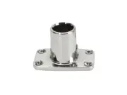 S-1466C Whitecap Boat Rail Zamac 90 Degree Rectangular Base 7/8" Tube