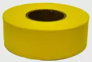 C.H. Hanson YELLOW Plastic Flagging Tape Marking Ribbon 1.2" W x 300 ft. L 17024