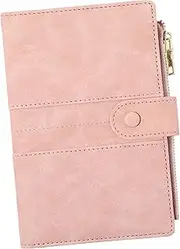 [WOFASHPURET] Passport Holder Pink Multifunctional Storage Wallet for Travel Secure RFID Protection Stylish Document Organizer for Women for Cards Tickets