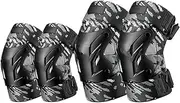 Racing Knee Guards Pads Braces Motorcyclist Knee Pads Elbow Protector Motorcycle Protector Moto Elbow Pads Set Mtb Cycling Knee Pads Bike Knee Slider Protector Knee and Shin Guard Knee Cap Pads Protec