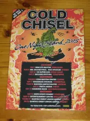 COLD CHISEL - 2015 Australia Tour SIGNED AUTOGRAPHED Poster - JIMMY BARNES