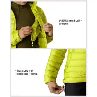 Arc'Teryx 始祖鳥 L07287 Cerium LT羽絨外套 女款 (褐、綠) 02AT07287