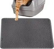 Cat Litter Mat - EVA Kitten Trapping Mat for Litter Box | Scratch-Resistant Pet Supplies, Dirt Catching Pad for Indoor Home Bedroom