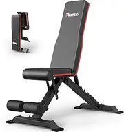 PASYOU Adjustable Weight Bench, Strength Training Bench Press Foldable Sit Up Incline Decline Bench for Full Body Workout