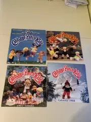Lot Of 5 Cabbage Patch Kids Calendars 2- 1985, 1986, 1987 & 1988