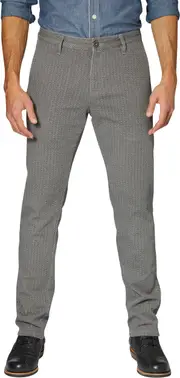 Rokker Tweed Chino, textile pants , color: Grey , size: W33/L36