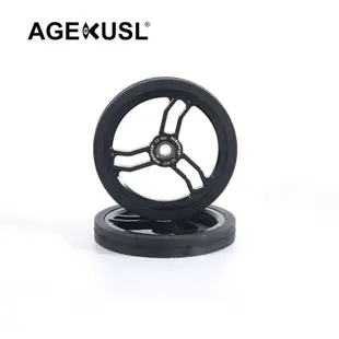 ACEOFFIX 自行車易行輪 Easywheel 腳踏車易行輪 滾輪 80mm易行輪用於Brompton折疊自行車