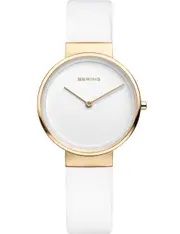 Bering 14531-634 White Leather Womens Watch