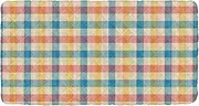 Colorful Buffalo Plaid Check Tartan Scotland Toddler Bed Sheet Travel Washable Cot Sheet for Child Travel Bed for Small Spaces Baby Travel 50'' x 25'' (Sheet,Bed Not Included)