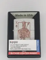 Zippo Rick Rietveld Skull King 48552 "Double Torch" refillable Butane Lighter
