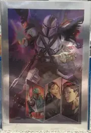 Comic Art 12x18: Star Wars Platinum Foil. #28/100. Stamped.