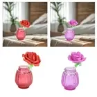 Glass Scent Cup Perfume Bottle Set Refillable Small Multiuse with Scent Stick