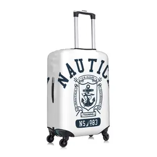 Nautica 旅行箱保護套彈性保護可水洗行李套適用於 18-32 英寸