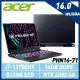 acer宏碁 PHN16-71-7121 16吋/i7/16G/512G SSD/RTX4050 6G