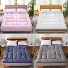 Mattress Pad Cover Topper Protector 72D King Queen Full Twin Size Pillow Top