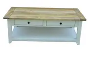 VI Newport Solid Timber 4 Drawer Coffee Table