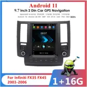 9.7'' Vertical Android 11 Car Stereo Radio WIFI For Infiniti FX35 FX45 2003-2006