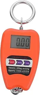 GANAZONO Digital Hanging Luggage Scale 200kg Capacity Portable Fish Weighing Scale with Hook Easy to Read Display Perfect for Travel Fishing