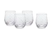 Cascade Short Drinking Glasses, Set of 4