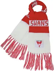 Sydney Swans Traditional AFL Bar Scarf Warm Winter Neckwear