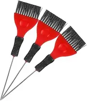 SOESFOUFU 3pcs Long Tail Hair Dye Brush Haircolour Tool Salon Hair Tint Brush Kit
