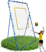 Volleyball Rebounder Net 7X4 Ft,Baseball Bounce Back Net with 5 Adjustable Rebou