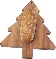 Wooden Christmas Cutting Board | Wooden Kitchen Christmas Tree Cutting Board - Vegetable Serving Tray with Handle Christmas Decoration for Cheese