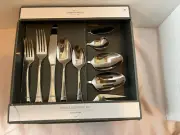 THRESHOLD SUSSEX FLATWARE SET 45 Pieces NEW