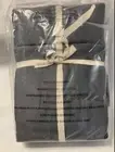 Queen Sheet Set 100% Egyptian Cotton 1200 Thread Count 4 Piece Gray SONORO KATE