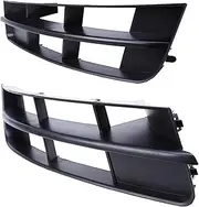 Car Front Lower Fog Light Lamp Grille Grill Compatible For Audi Q7 MK1 11-15 Facelift 4L0807681B 4L0807682B