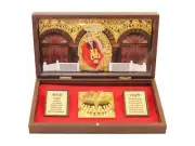 Sai Baba Photo Frame with Charan Paduka Sadguru sai Wooden Memento Gift