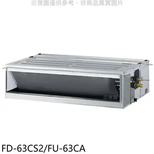 送樂點1%等同99折★冰點【FD-63CS2/FU-63CA】定頻吊隱式分離式冷氣