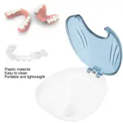 Portable Denture Box Fake Tooth Cover Earplugs Storage Box Dental Correction FAD