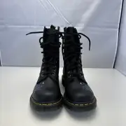 DR. MARTENS 1490 MYSTIC FLORAL LEATHER MID-CALF BOOTS Size Women’s 7