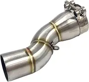 Durable Accessories Motorcycle Exhaust Pipe Middle Link Pipe Connection Tube Moto Escape Slip-On for R1200GS Adventure 2013-2019
