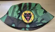 Vietnam War ARVN BDQ Ranger ERDL Short Brim Boonie Hat Set #3 - Size 7 1/2