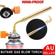 Butane Gas Torch Blow Lighter Flame Gun Burner Welding Torch Camping BBQ Baking