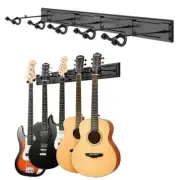 Guitar Wall Mounted Hanger 5-Head Rotatable Rubber Hook Guitar Hanging Display