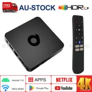 Android 11.0 Smart TV BOX BT5.2 2+16GB WIFI TV BOX 4-Core Media Player AU Plug