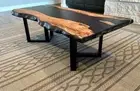 Epoxy Table, Live Edge Epoxy Coffee Table, Epoxy Coffee Table, Epoxy Resin Table