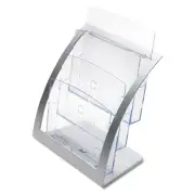 Deflecto 693745 11.25" x 6.94" x 13.31" 3-Tier Literature Leaflet Holder New